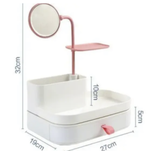 920e97fe-cb2c-41c7-920f-4d4fb431a4ea.png Органайзер бокс для косметики й аксесуарів з дзеркалом Mind білий