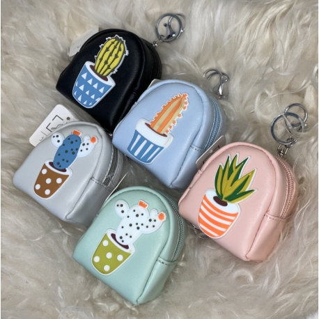 Брелок-рюкзачок "Кактуси"