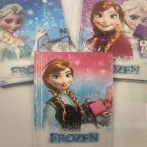 Блокнот А6 на замку JO "Frozen" мікс 50 аркушів/лінійка