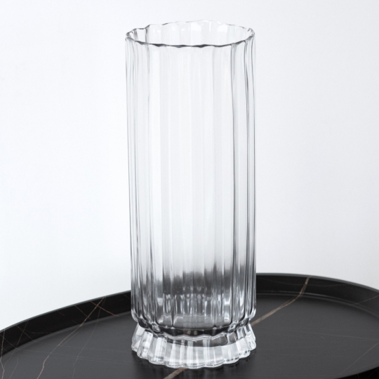 Ваза скляна "Ідилія" прозора 25 см