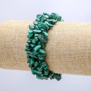 95ed82ed-a404-4d2a-a501-a3cf33865133.jpg Браслет натур. Малахіт зелений крихта широкий 20 мм