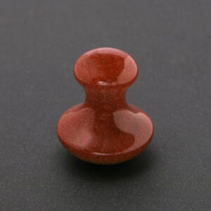 96aea9b8-6c89-45bb-9e60-fe418f13ab78.jpg Масажер округлий двосторонній з натур. кам. Авантюрин 3,6*4 см