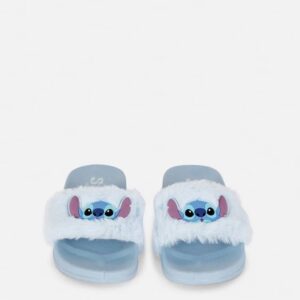 Шльопанці дитячі резинові "Stitch" Primark з еко-хутром