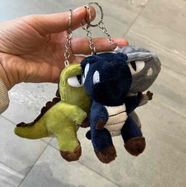 Брелок плюшевий "Динозавр" 13 см