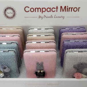 Дзеркальце портативне кишенькове "Хендмейд" 8 см