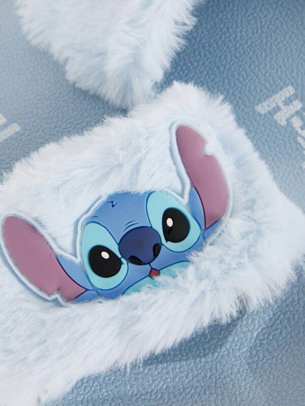 Шльопанці дитячі резинові "Stitch" Primark з еко-хутром