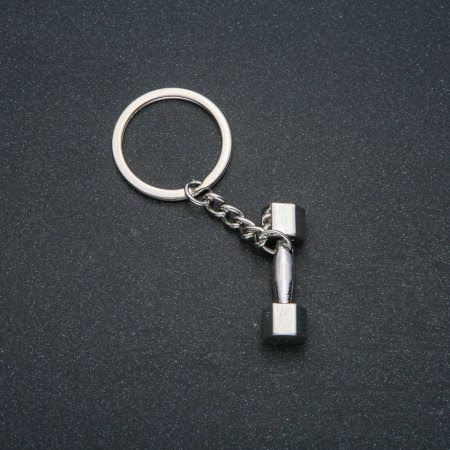 Брелок металевий "Гантеля"