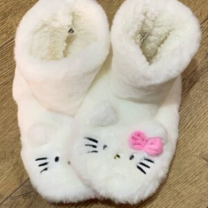 Тапочки-чобітки жіночі "Hello Kitty" Primark плюшеві не ковзкі