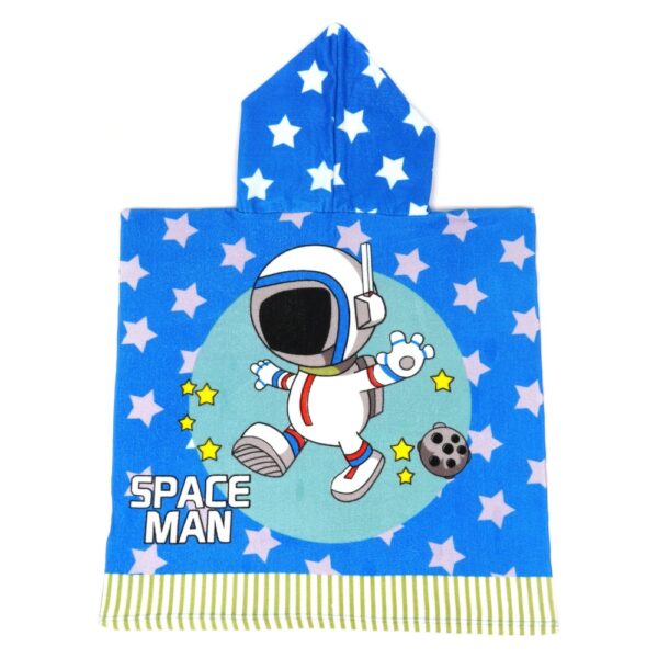Рушник-Пончо "Космонавт" з мікрофібри (60х60 см)