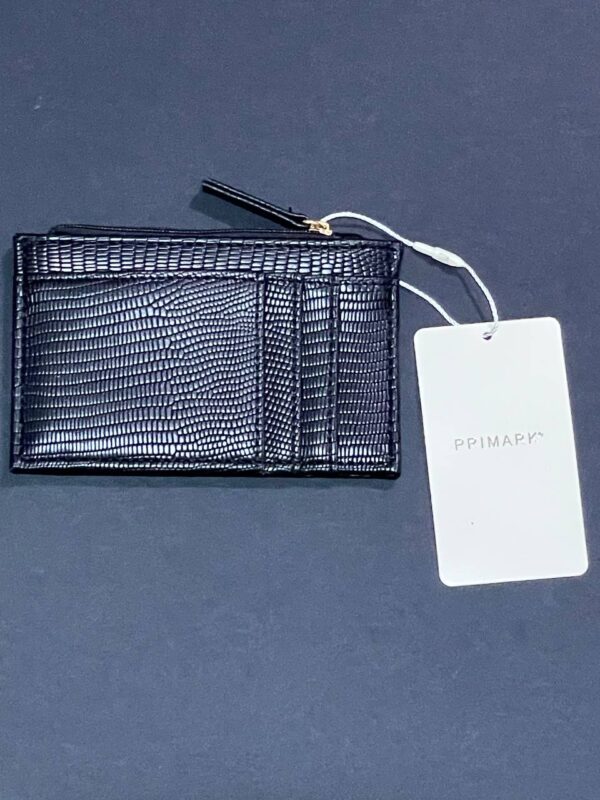 9c25f198-4154-4db9-9fed-31b984eac2ca.jpg Гаманець-Картхолдер Primark текстура "зміїна" чорний