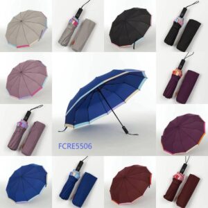 9c6c1b94-7bd0-4d9f-b97b-edbb221d8ba4.jpg Парасоля компактна автомат 12 спиць/103 см антивітер однотонна з кольоровим кантом