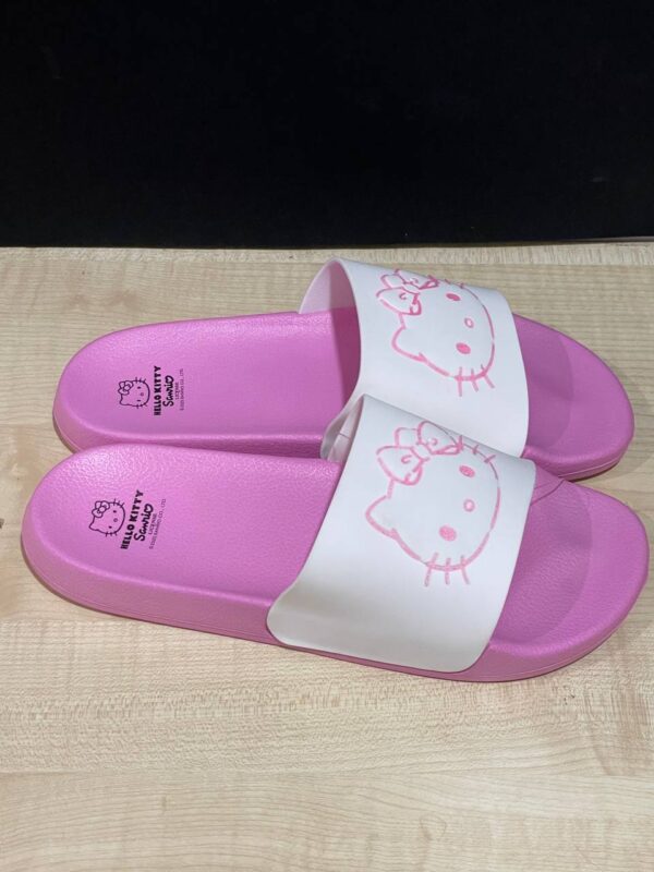 Шльопанці жіночі резинові Primark "Hello Kitty" рожеві з білим