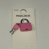 Навісний замок на ключ Primark рожевий