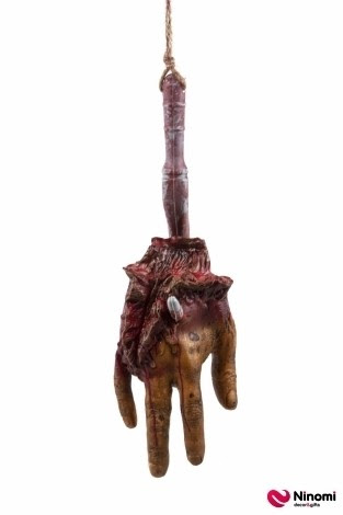 Декор підвісний "Окровавленна рука на гачку"