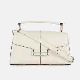 9d5b0248-f983-4a4d-88be-89257b8072b3.jpg Сумочка-портфель міні Primark текстура крокодил з ручкою біла