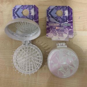 Щітка з дзеркальцем компактна "Кристали" Primark