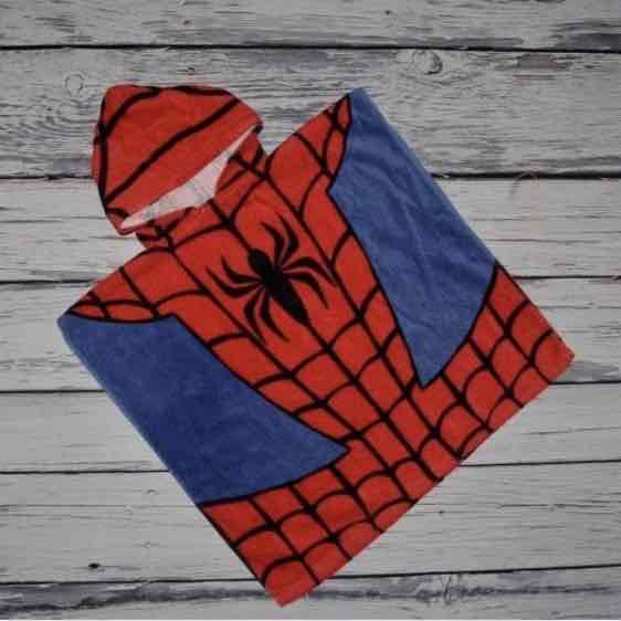 Рушник-Пончо "Спайдермен" з мікрофібри (60х60 см)