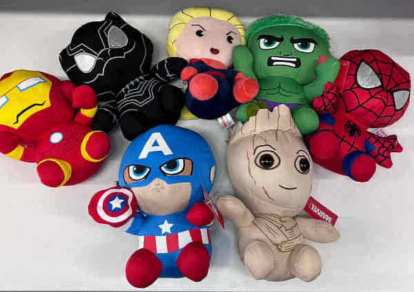 М'яка іграшка-обнімашка плюшева "Супергерої" 25см