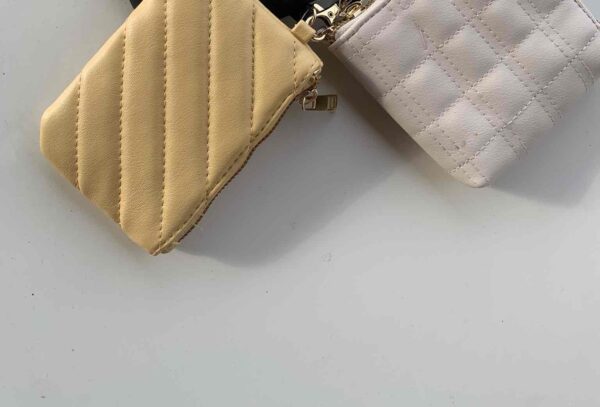 Гаманець Primark компактний квадратний стьобаний молочний 1 шт