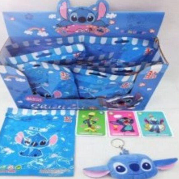 Брелок-сюрприз плюшевий "Стітч" з картками