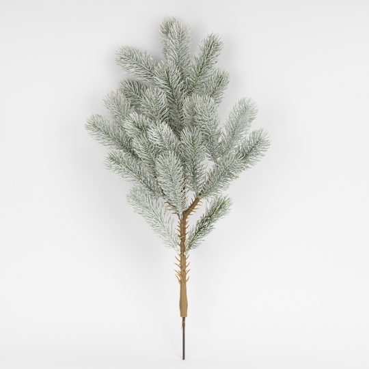 Декоративна гілка "Засніжена Ялина" 47 см