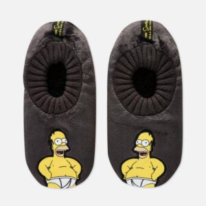 Тапочки-шкарпетки чоловічі "Сімпсони" Primark сірі