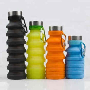 Пляшка для води "Силікон" складна 550мл