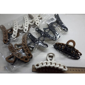 a4b78fa0-144c-4eb7-a424-2ace8b48483b.jpg Заколка/краб для волосся "Петля/ Ланцюг" пластик 11 см