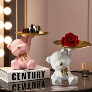 Декоративна підставка "Ведмедик" для дрібниць мікс кольорів