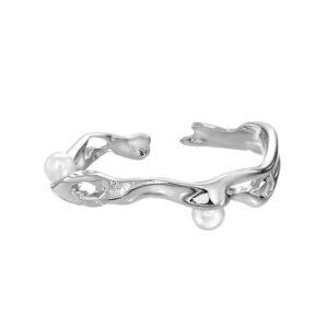 a6533486-e15e-4561-a62d-1896e7d3532b.jpg Каблучка жіноча геометрична абстрактна з перлинками срібна (8178)