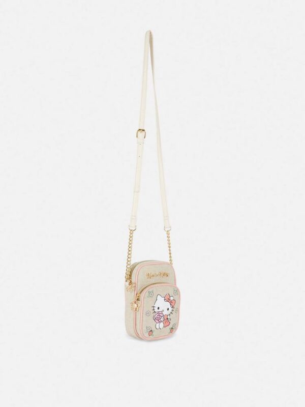 Сумочка для телефону/гаманець Primark "Hello Kitty" тканина беж