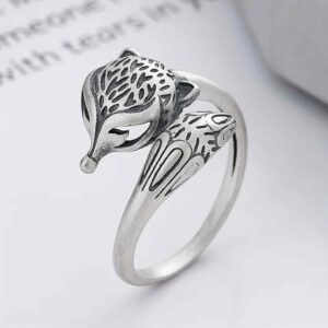 a6fe8759-6942-428f-8570-4f0632557054.jpg Каблучка жіноча металева «Лисичка» срібний (8407)