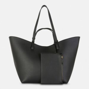 Сумочка Primark велика жорстка з подвійними ручками чорна