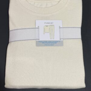 Піжама жіноча Primark тепла біла