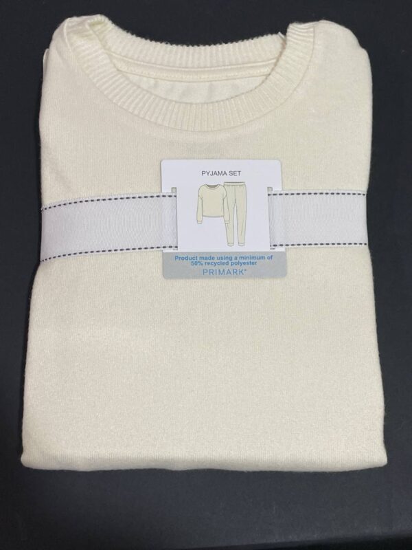 Піжама жіноча Primark тепла біла