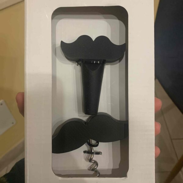 Набір для вина Штопор та Пробка "Вуса"