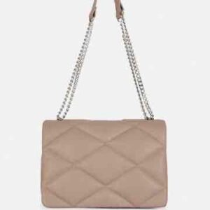 Сумочка-конверт Primark дута стьобана (ромбик) на ланцюжку беж