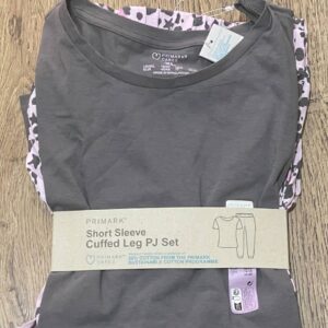 Піжама жіноча Primark котон сіро-рожева