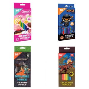 Олівці кольорові Yes "Супергерої" 12 шт