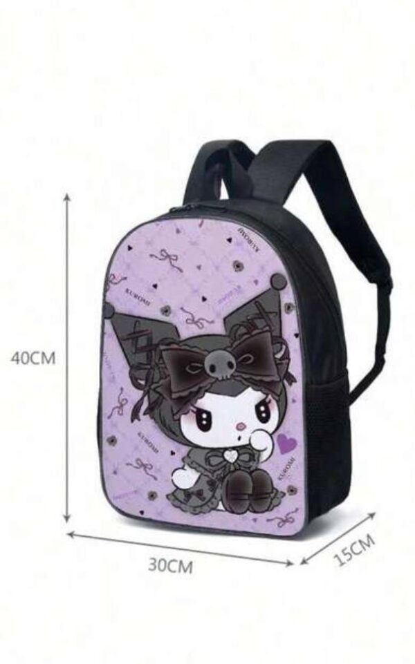 Рюкзак "Kuromi" чорно-фіолетовий 40*30*15