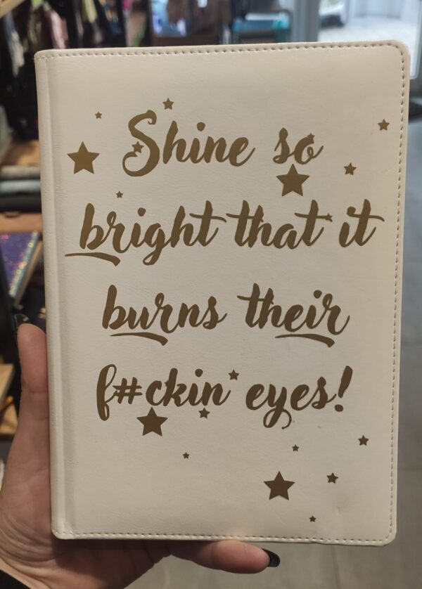 Блокнот-планер "Shine so bright", білий