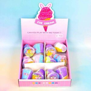 Іграшка слайм Флаффі /лизун/ жуйка для рук «Ice cream/ Морозиво» 7,5 см