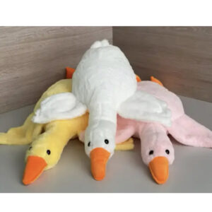 Іграшка-подушка-плед плюшева "Гусь-обнімусь" 90 см
