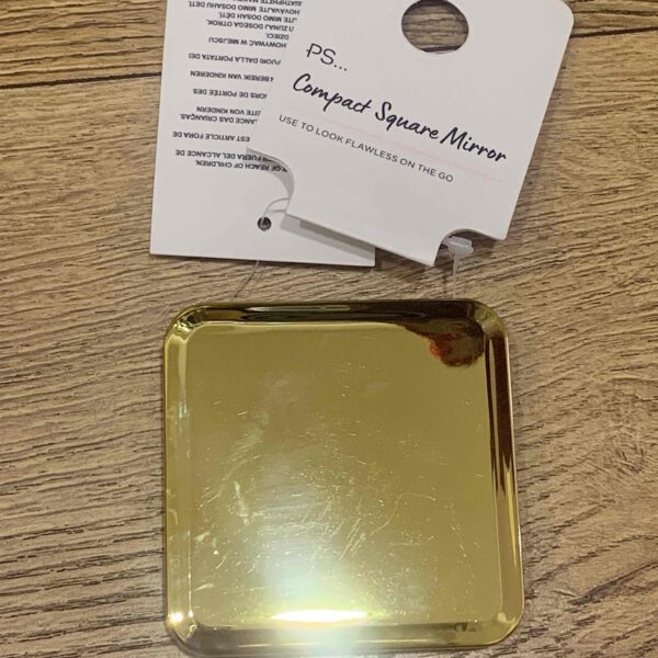 Дзеркальце компактне Primark квадратне золоте