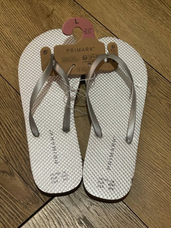 Шльопанці жіночі резинові "В'єтнамки" Primark мікс кольорів