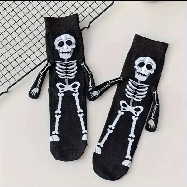 Шкарпетки на Хелловін "Скелет" середні розмір UNI