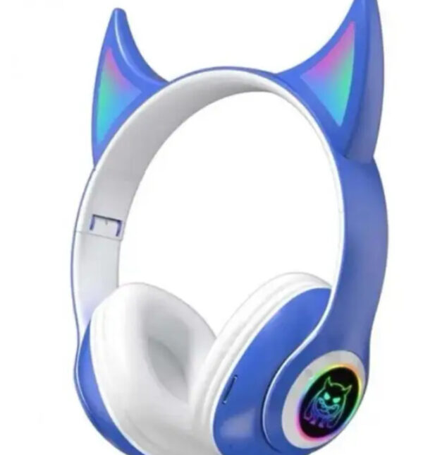 Бездротові навушники "Cat VZV-23M" з котячими вушками світяться мікс