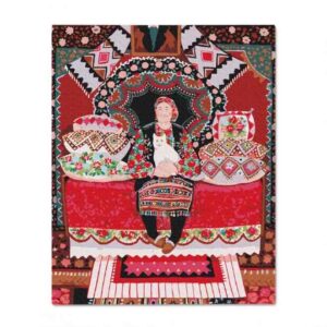 b0c8596a-16f0-4678-b2e2-ce2f1bfde84f.jpg Картина за номерами "Бабуся з котиком" 40*50 Orner