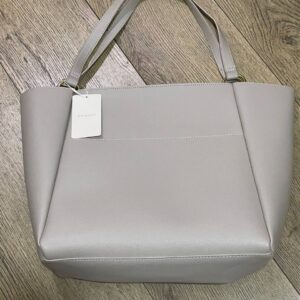 Сумочка Primark велика жорстка з зовн кишенею молочна