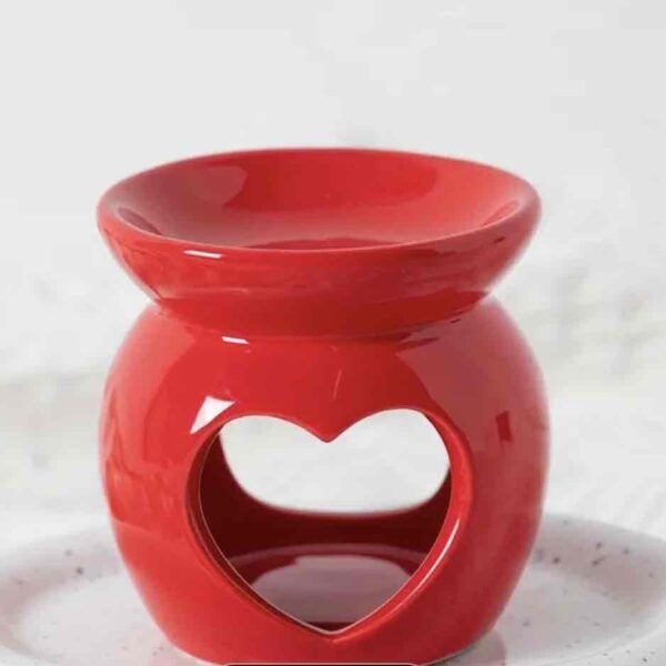b173129e-aded-462f-9654-565ed331a816.jpg Аромалампа/ Дифузор для підігріву ефірних олій "Серце" керамічний червоний
